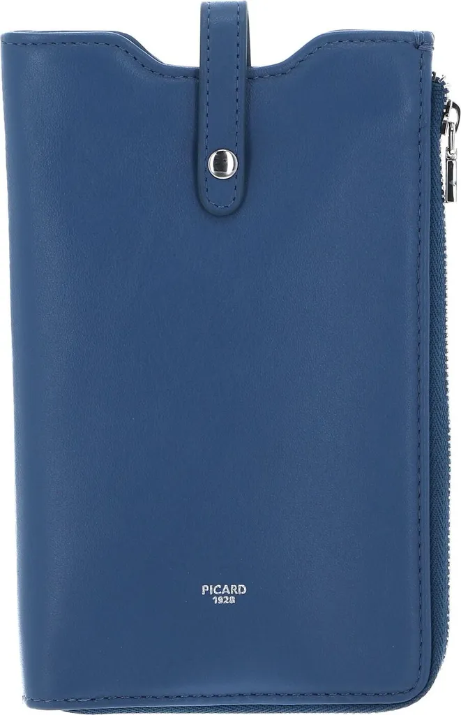 PICARD Borsa Tracolla Cellulare Bingo Blu - Viaggia Leggera in Pelle