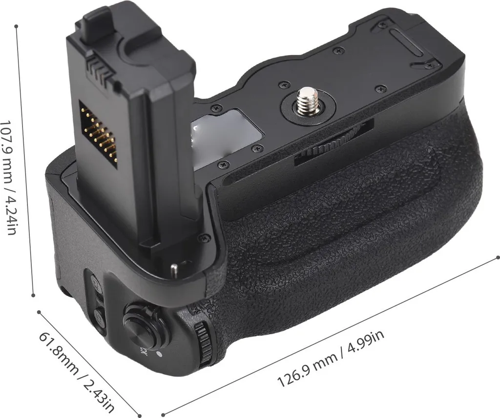 Grip de Tir Vertical Sony VG-C4EM, Idéal pour Portrait et Studio A7M4