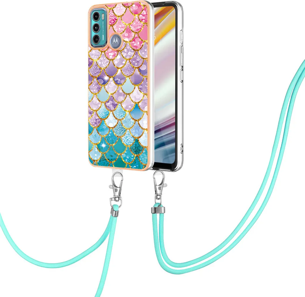 Cover TPU per Motorola Moto G60 / G40 Fusion con Cinturino