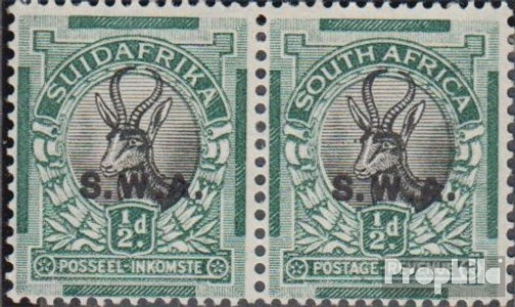 Briefmarken Namibia - Südwestafrika 1930 Mi 132-133 waagerechtes Paar postfrisch Freimarken