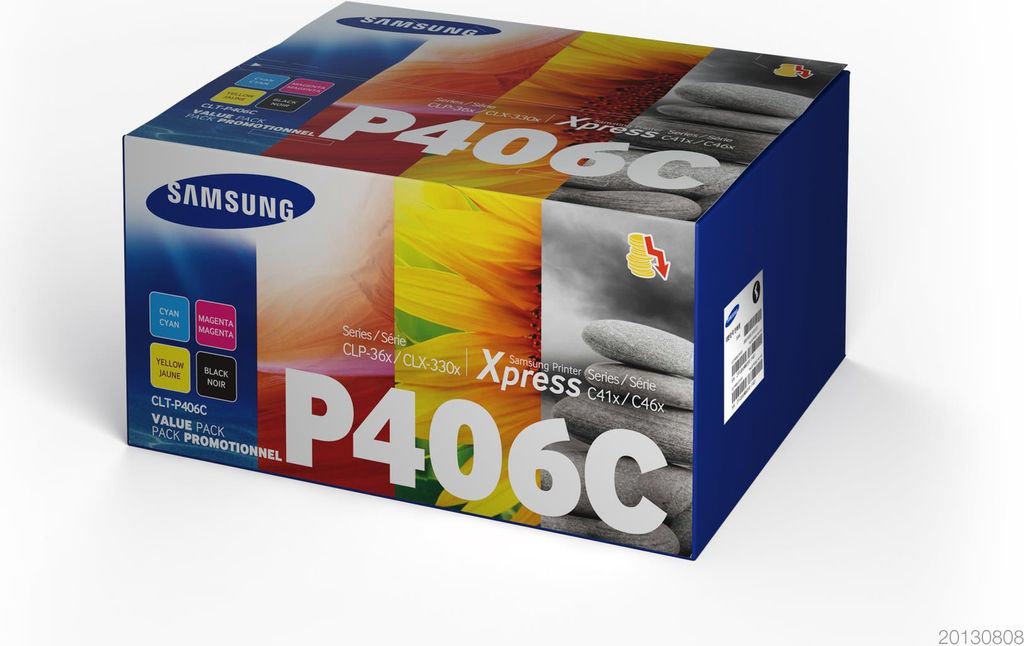 HP nahrazuje 4 balení černého barevného toneru Samsung Obrázek produktu 