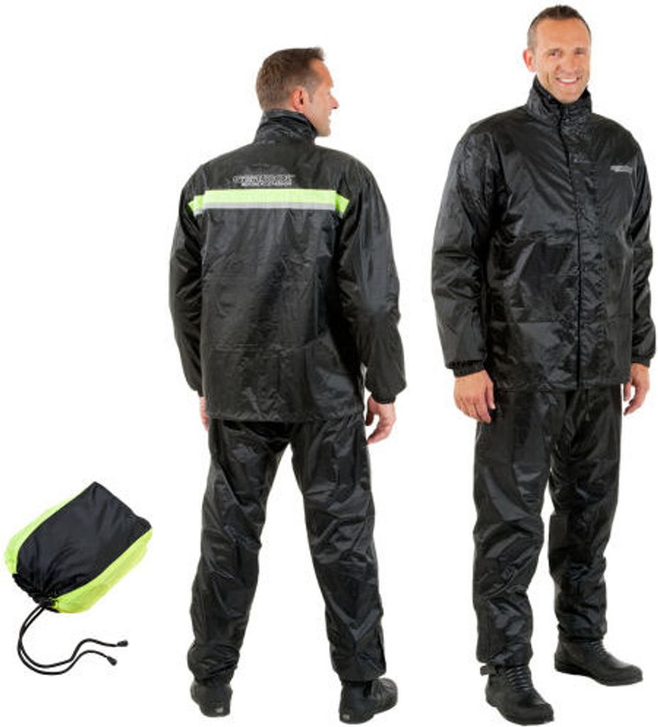 Germot Scoot 2tlg. Regenkombi Grösse: M, Farbe: Schwarz/Gelb