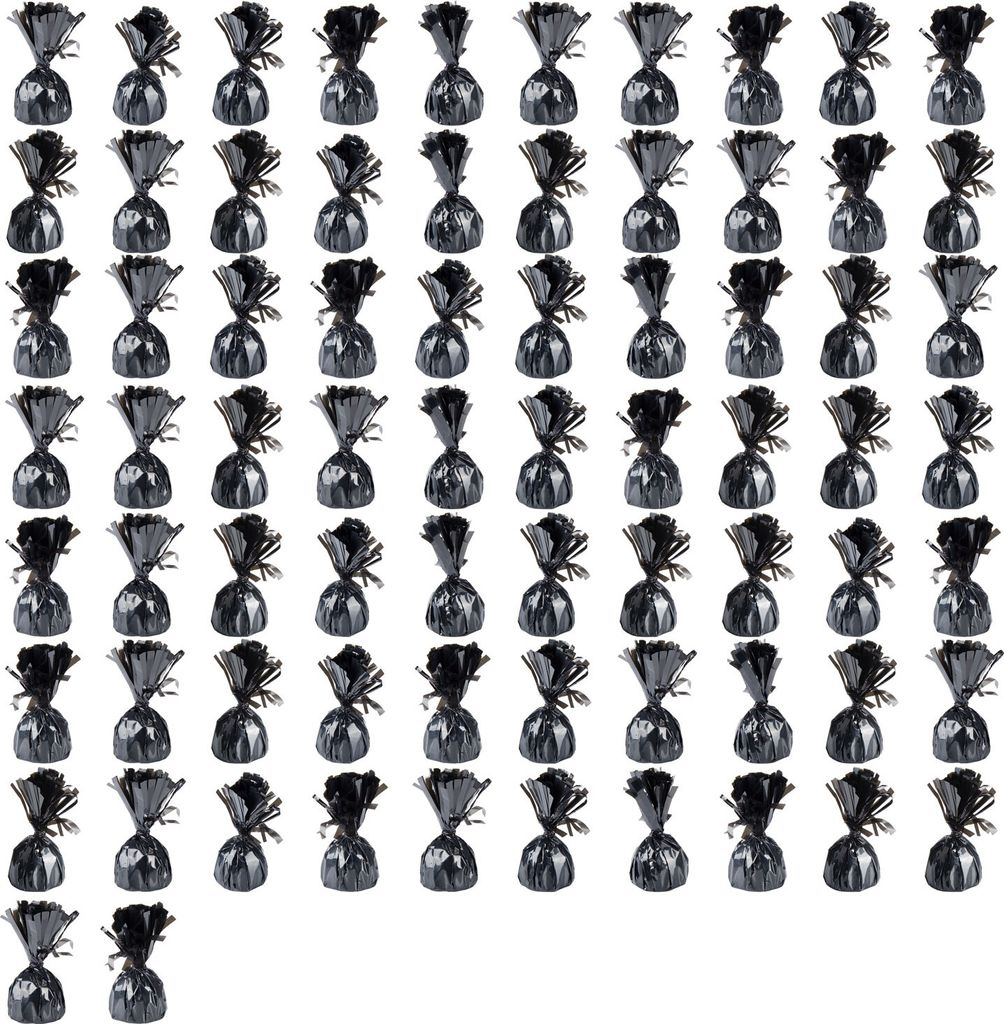 Ballongewicht - Schwarzer Kreis; Anzahl: 72