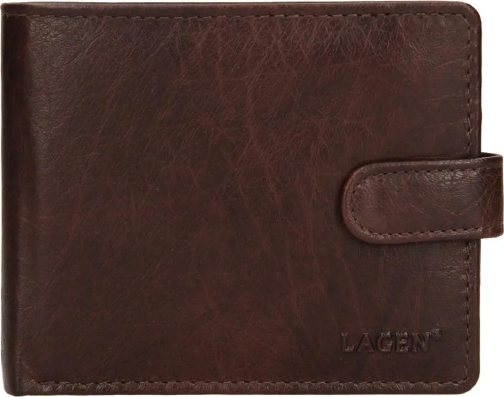 Portefeuille cuir Lagen E-1036 - Dites adieu aux poches encombrées en D.BRN