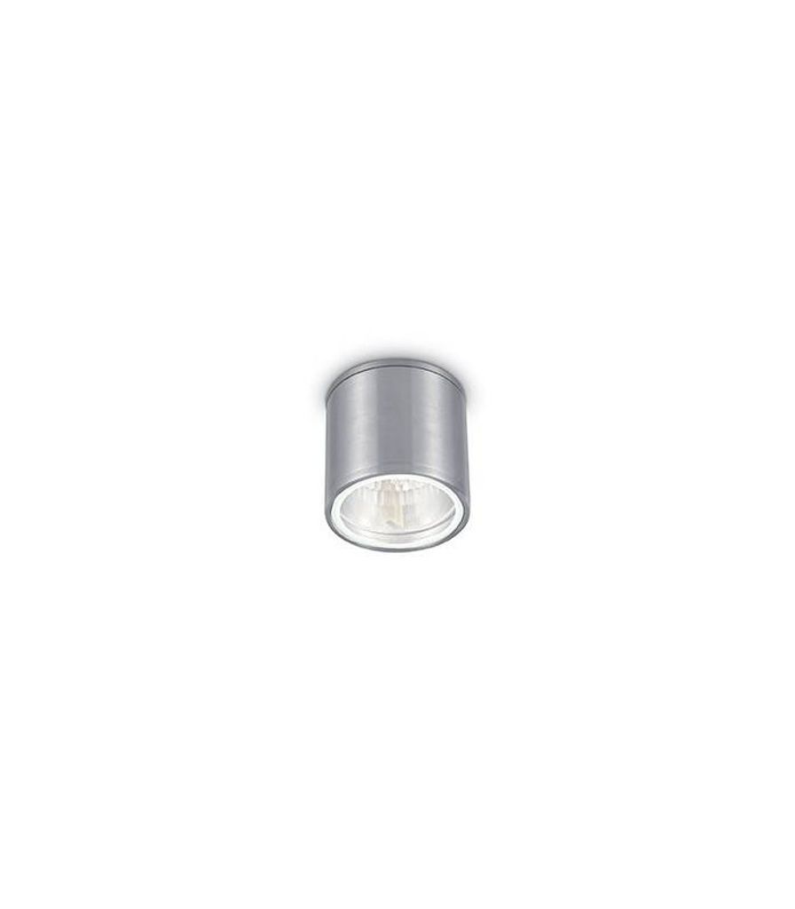 Moderne Deckenleuchte Gun Aluminium Chrom 1 Licht Gu10 Produktbild 