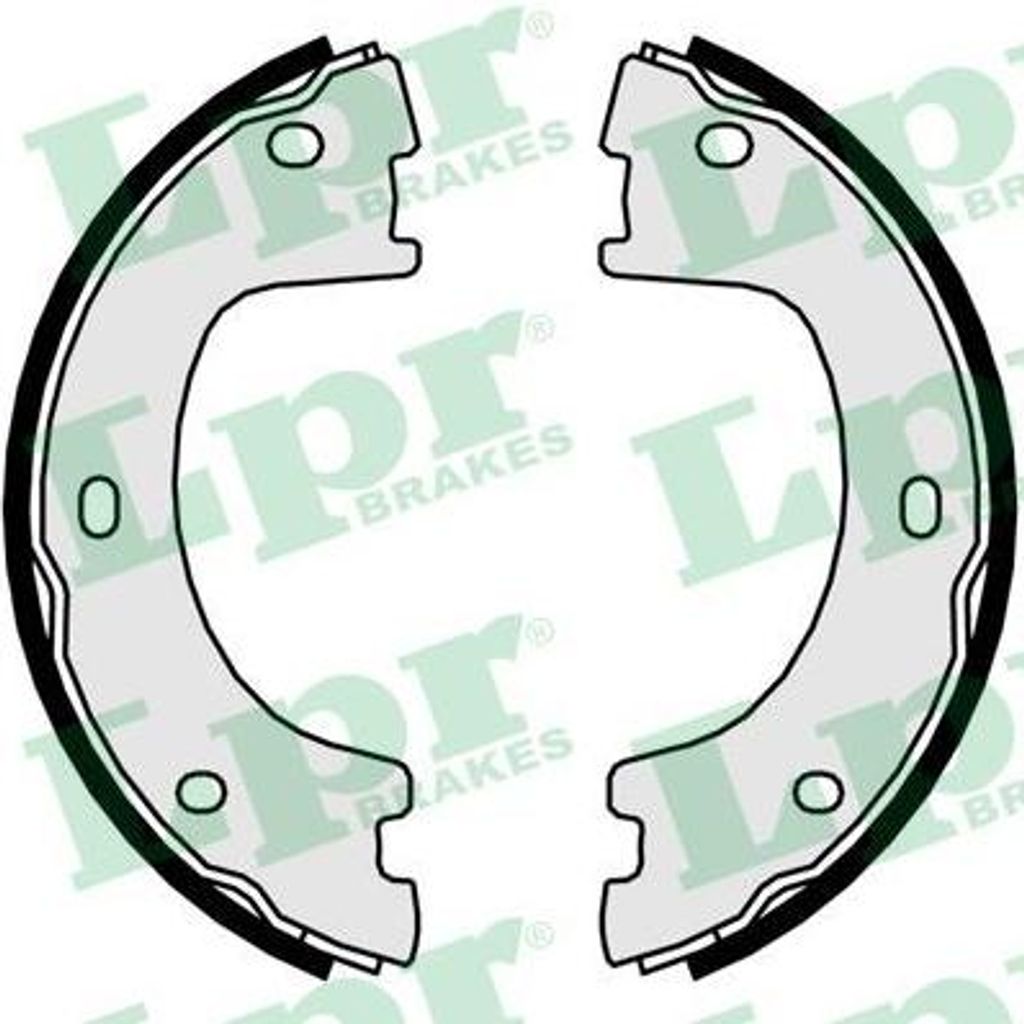 LPR 01056 Bremsbackensatz, Feststellbremse OE 68026168AA kompatibel mit Sprinter, Crafter