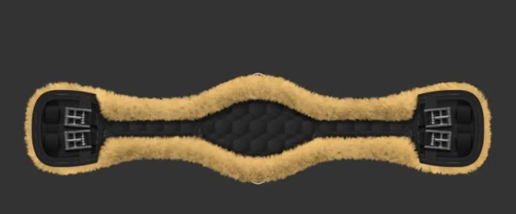 Sangle Mattes anatomique 65cm en peau d'agneau naturelle anti-frottement