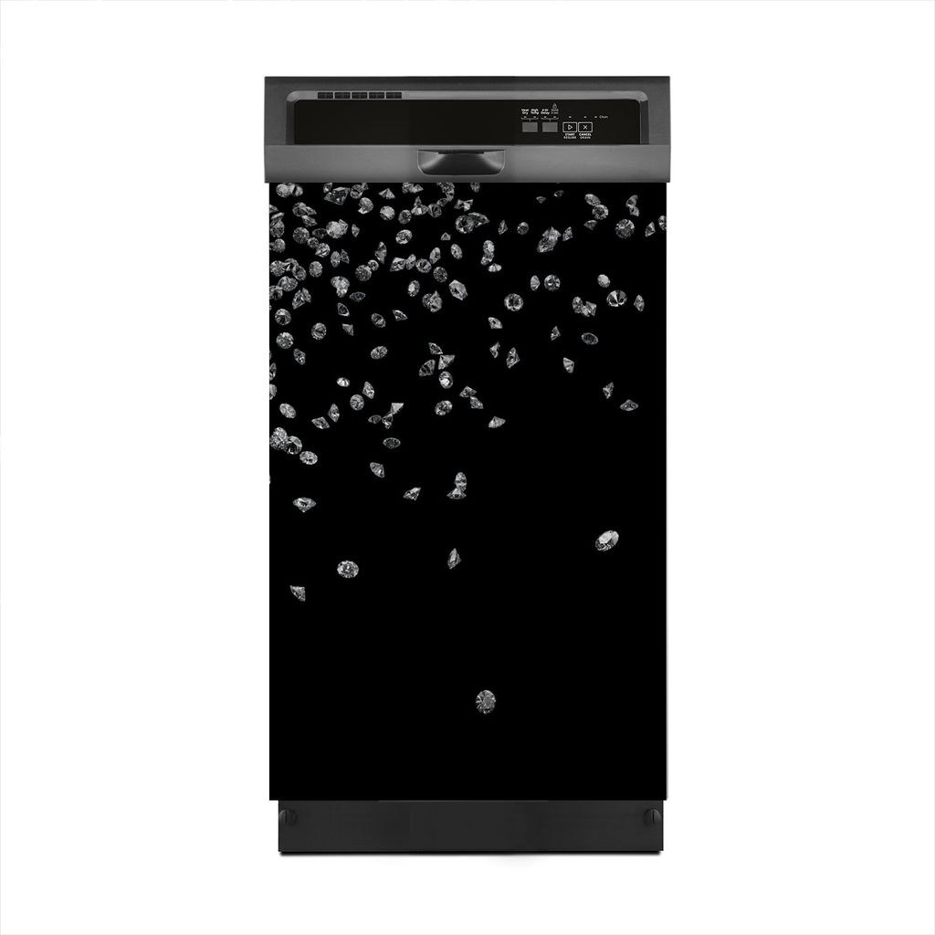 Aufkleber sticker 45x70 cm Dekorative folie Spülmaschine - Diamanten Edelsteine