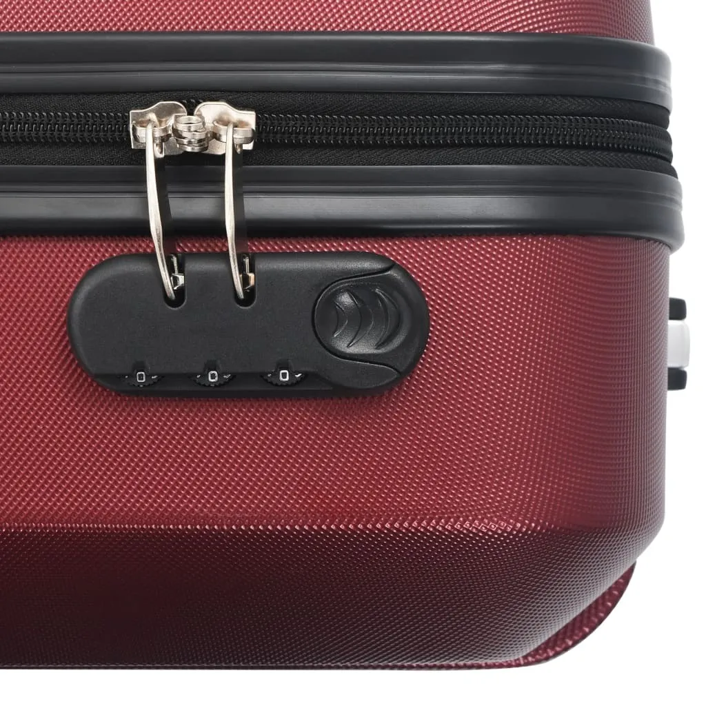 Trolleys Bordeaux ABS - Set de 3 valises incassables et multidirectionnelles - 8