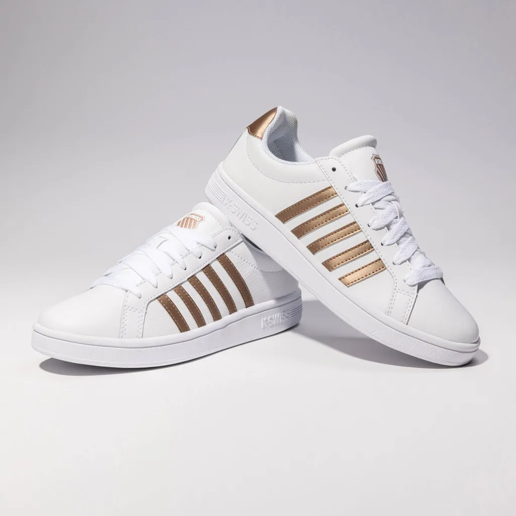 Chaussures de Marche K-Swiss Femmes Blanc 97011-194-M 37 Style Urbain