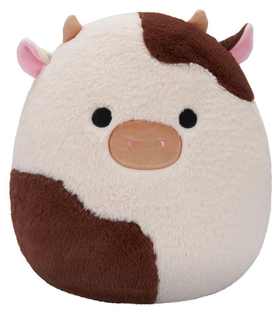 SQUISHMALLOWS Fuzzamallows Krava – Ronnie, 30 cm Obrázok produktu 