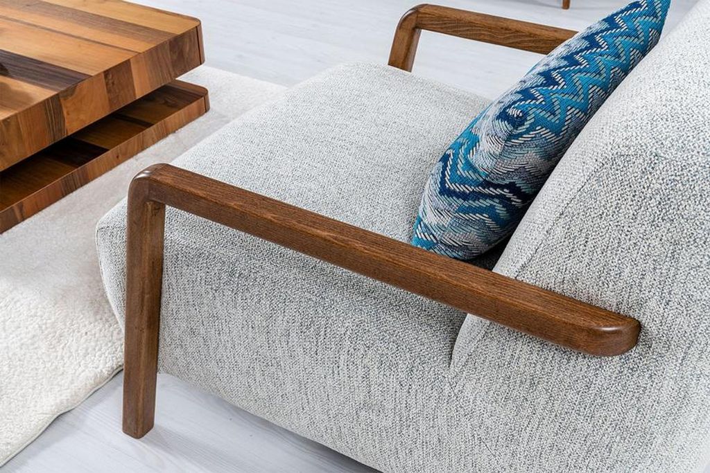 Sessel Einrichtung Polster Einsitzer Lounge Club Sitz Möbel Stoff Couchen