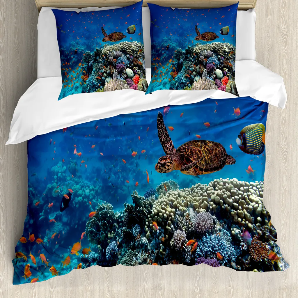 ABAKUHAUS Plaid Copriletto 264x220 - Blu Mare Antimacchia e Durevole