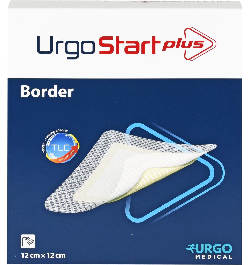 Urgostart Plus Border 12x12 cm Wundverband 10 St