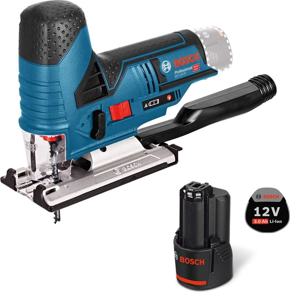 Bosch Akku-Stichsäge GST 12V-70 / 1x 3,0 Ah Akku Produktbild 