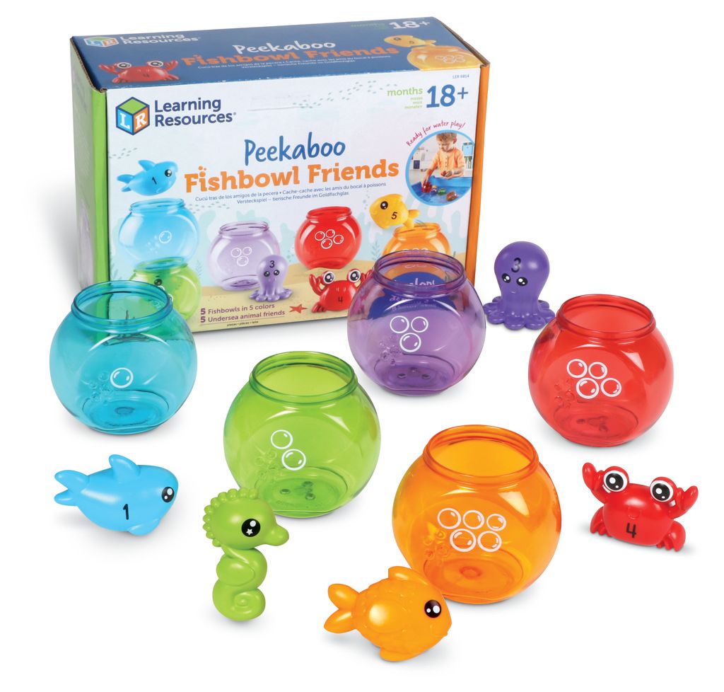 Learning Resources Spielzeug - Peekaboo Fishbowl Friends Lernspiel