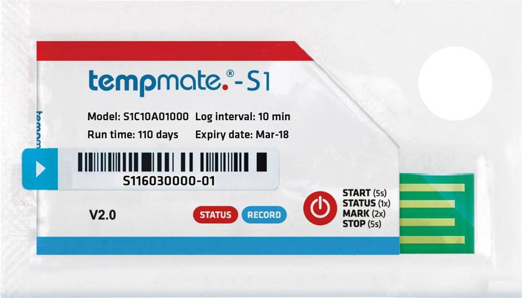 Tempmate S1 C10 A01000 S1 C10 A01000 Messgeräte Umwelt Messgeräte Datenlogger