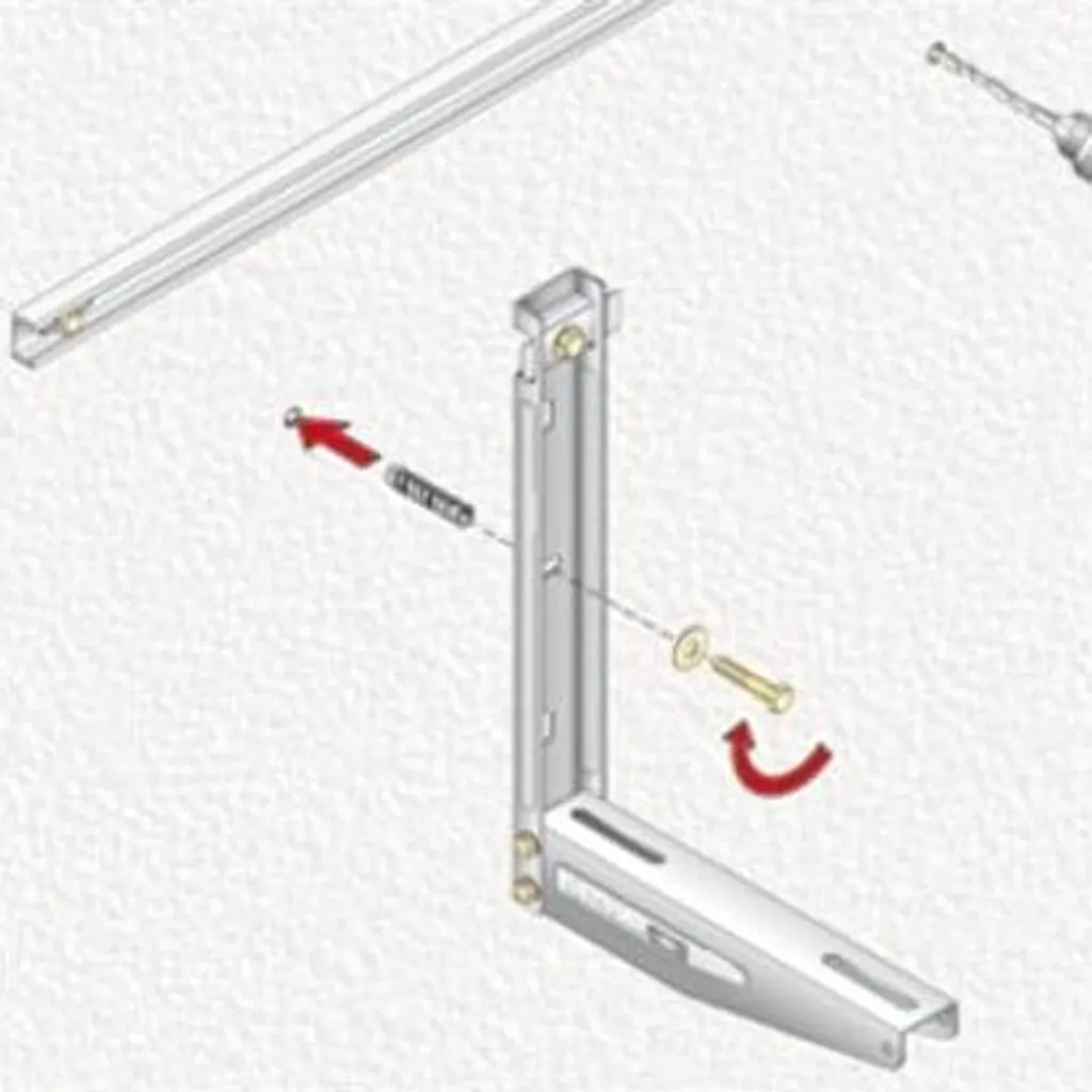 Support de climatisation extérieur pour pose murale Fischer 420 - 16
