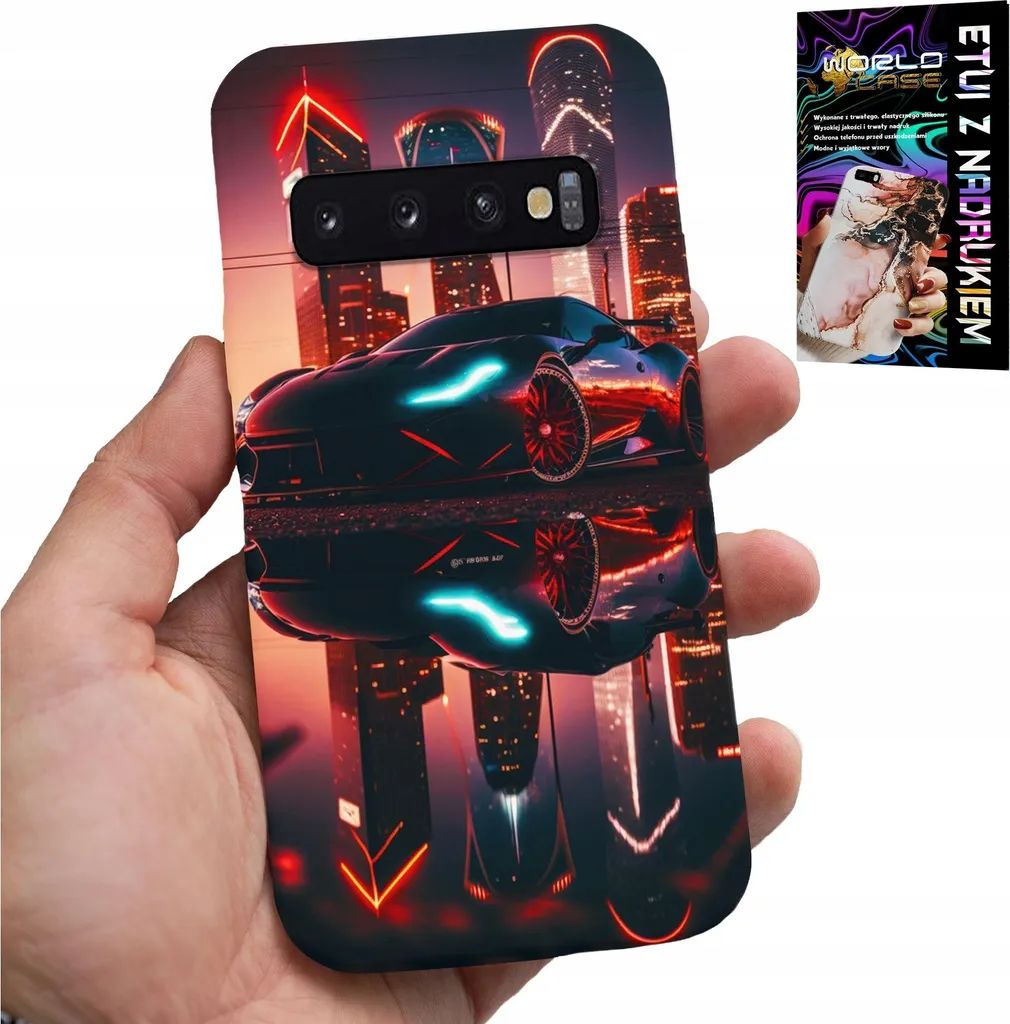 Custodia Samsung Galaxy S10 Plus Auto - Cover Protettiva Uomo + Film