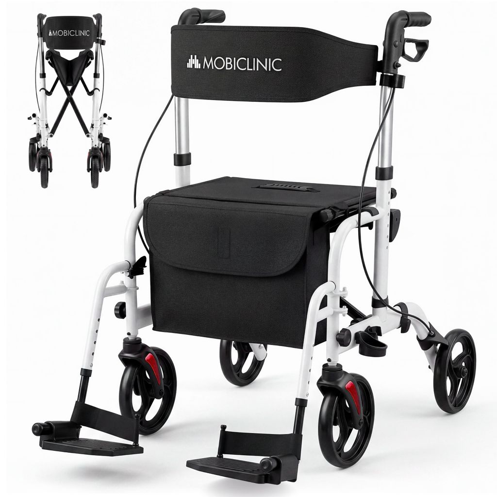 Ausilio per la deambulazione con poggiapiedi Mobiclinic Immagine del prodotto 