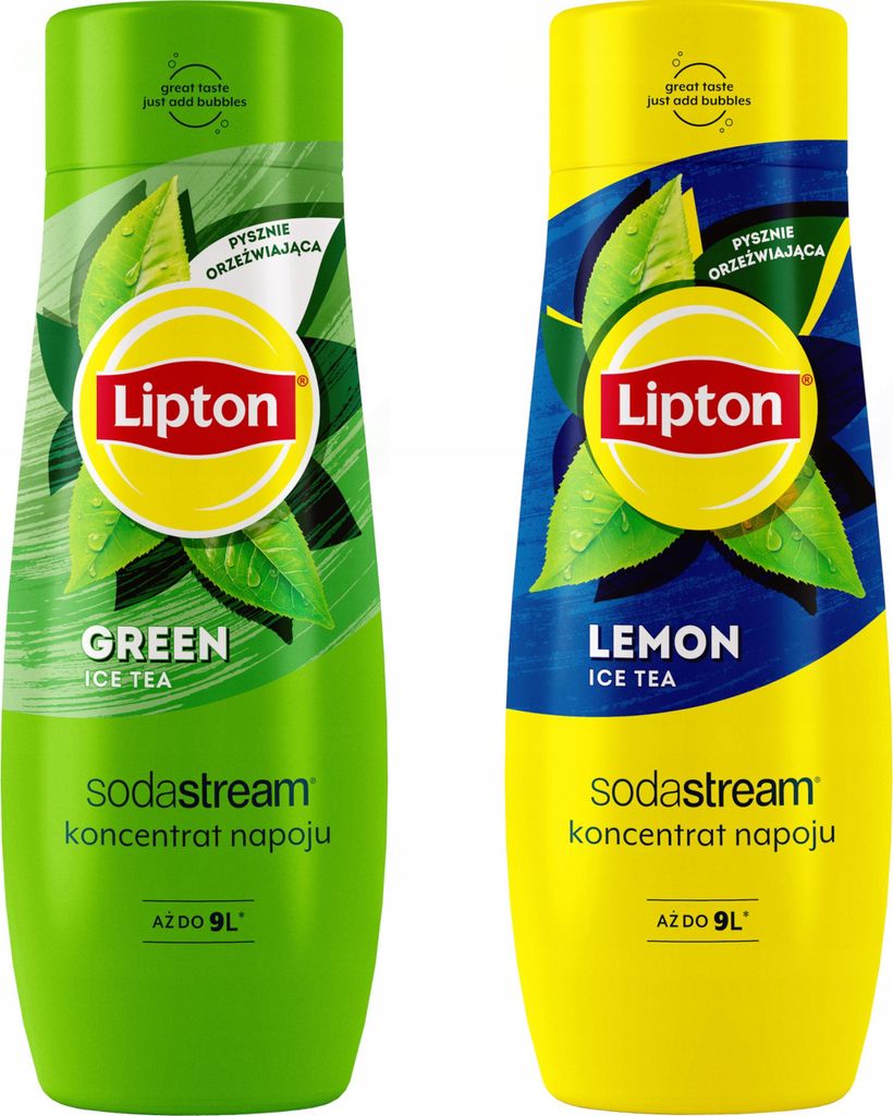 Lipton Lemon+Green SodaStream Konzentrat 2er-Pack