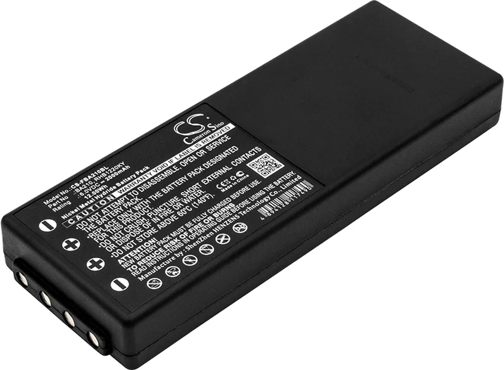 TECHTEK Batteria compatibile con [HBC] BA14061, Fub06 Eex, FUB10AA, FUB10XL, FUB78AA, PM471560, Radiomatic BA210040, Radiomatic BA211060, Radiomatic