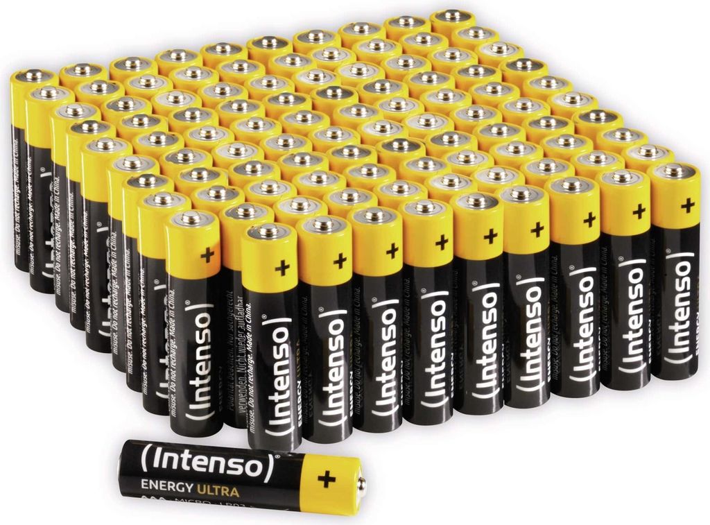 100 INTENSO Micro-Batterie Energy Ultra, AAA LR03 Produktbild 