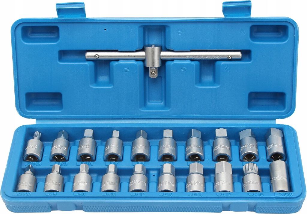 LUXTOM | Öldienstschlüssel-Satz, 21tlg, 3/8", Öldienst, Produktbild 