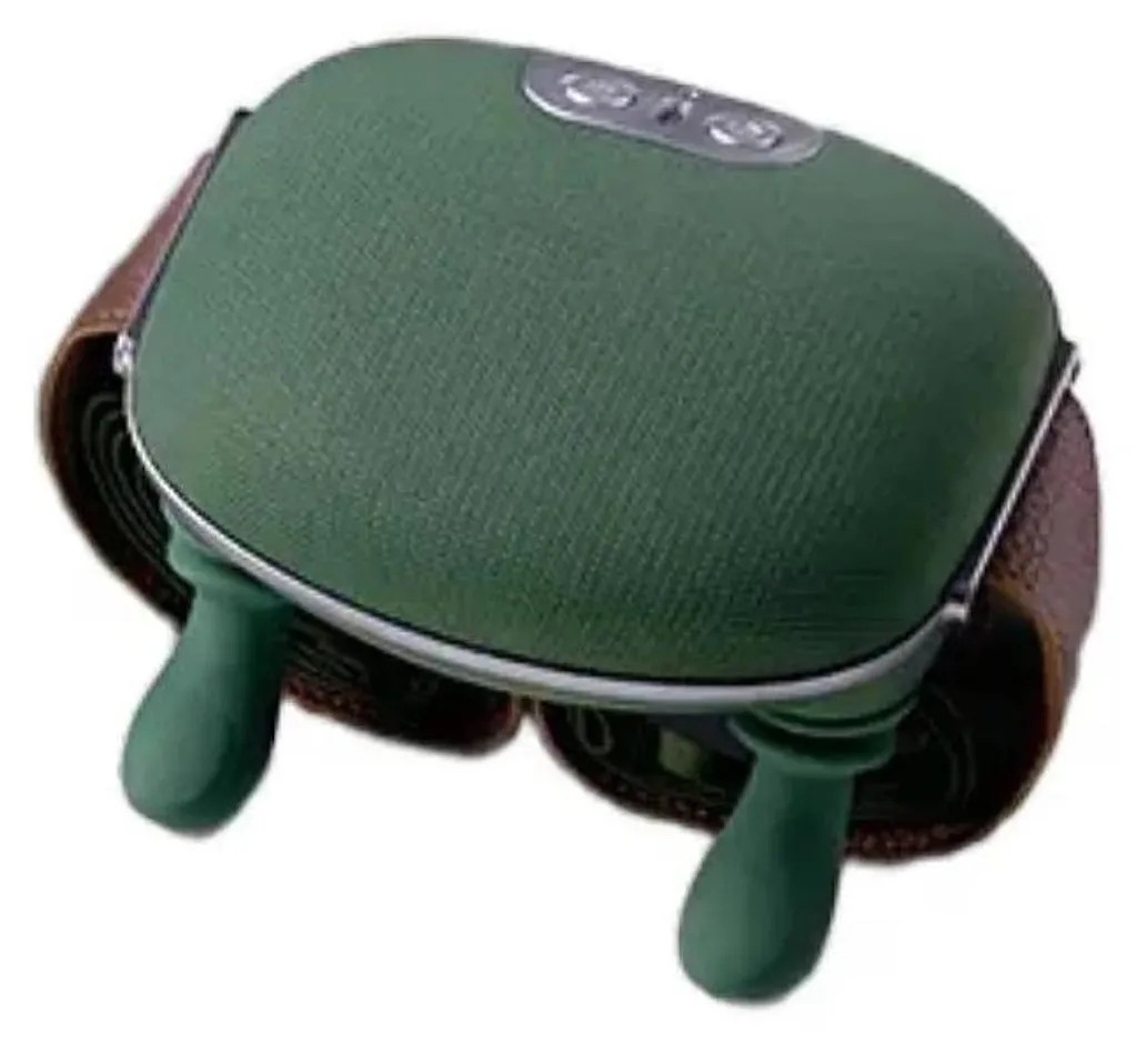 Appareil de massage cervical et nuque pétrissant chauffant - Vert Olive