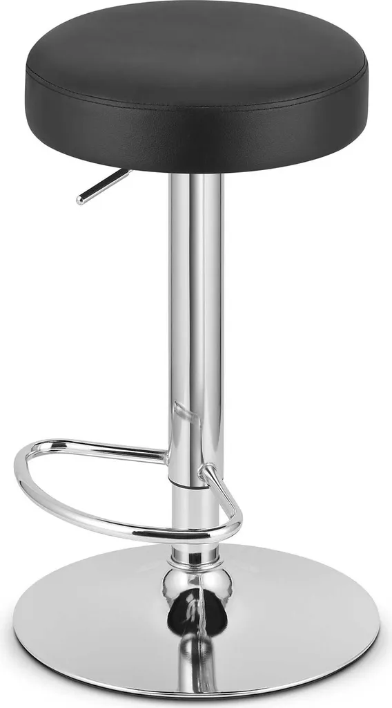 Tabouret de Bar Ergonomique Noir Rojst : Confort et Gain de Place