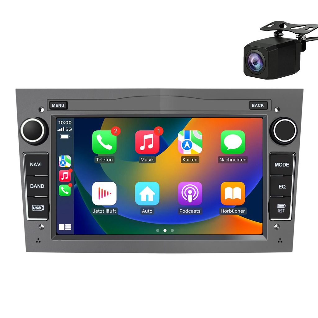 Rückfahrkamera Typ-C USB Android Radio 2+64GB für Opel Vectra C Zafira B Corsa C D Astra H Vivaro Navi Bluetooth Carplay