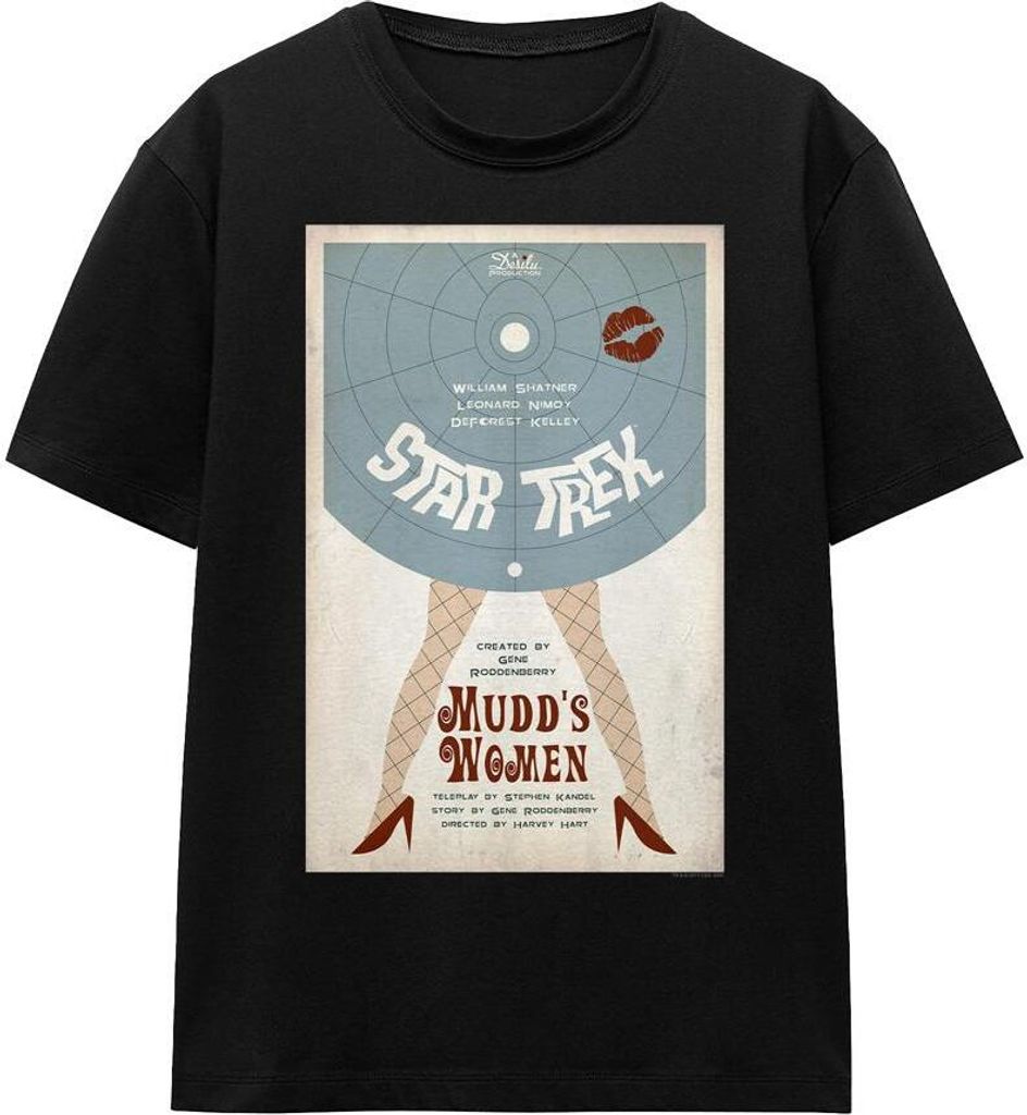 Star Trek - "The Original Series Episode 6" T-Shirt für Herren/Damen Uni TV16755 (L) (Schwarz)