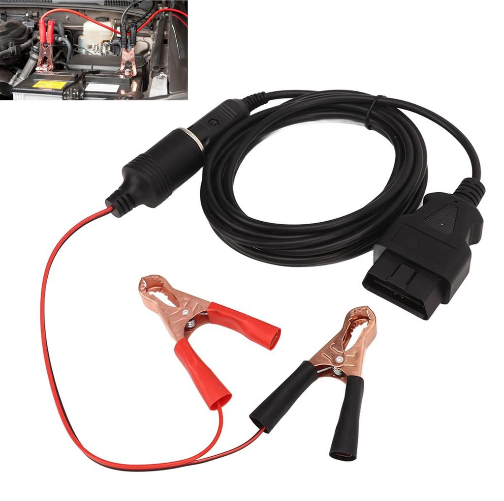 OBD2 Memory Saver – Schnelles & Einfaches Plug-and-Play Kabel, 12 V Zigarettenanzünder, ECU-Schutz, Universell für alle Fahrzeuge
