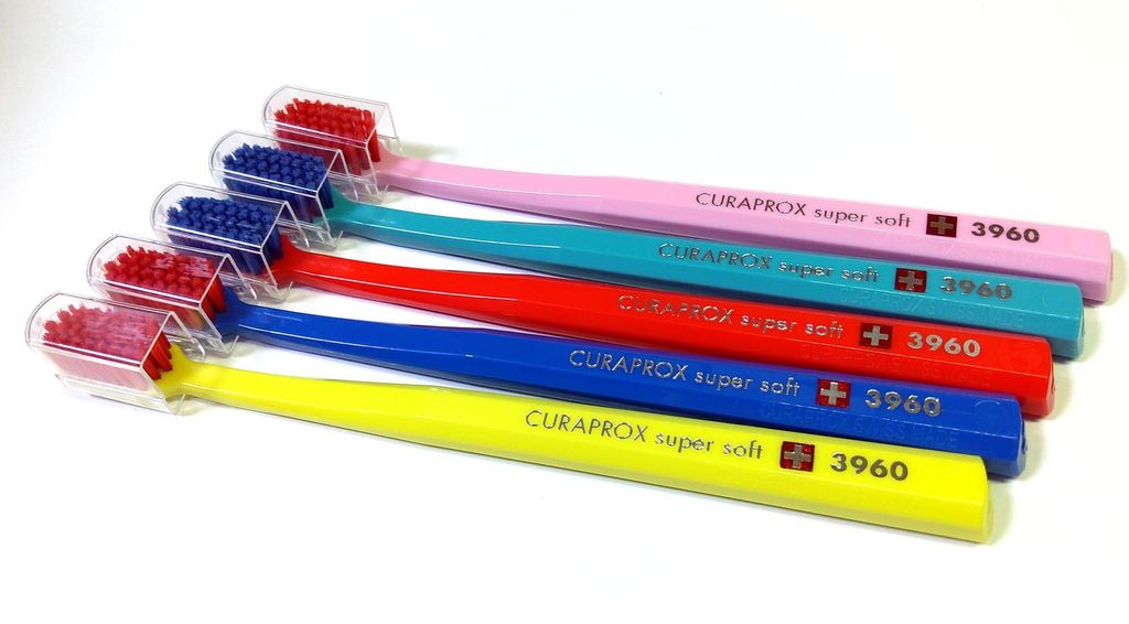 5 Stück: Curaprox CS 3960 Super Soft Handzahnbürsten - Produktbild 