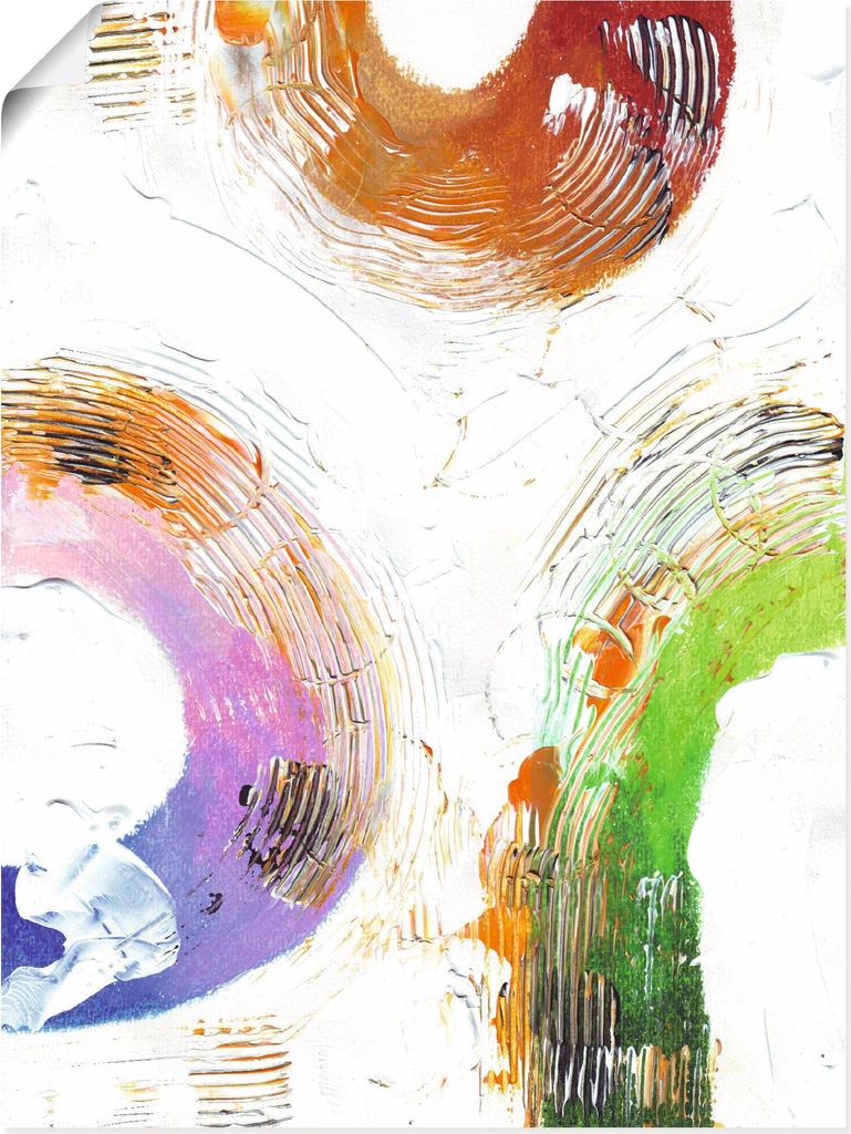 ARTland Poster Die Kreise eines Lebens Größe: 30x40 cm