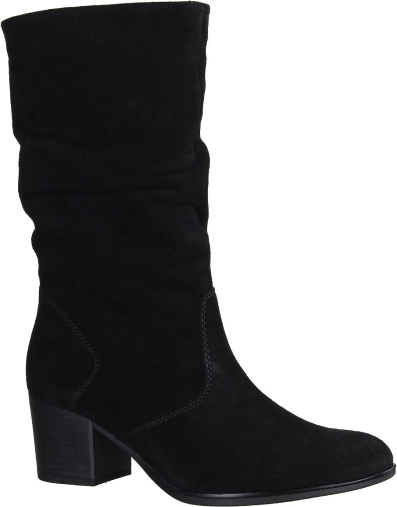 Gabor Comfort 52894-47 Damenstiefelette, Schwarz, Leder, - Damenschuhe Modische Stiefelette / Boots, Schwarz, leder (dreamvelour), absatzhöhe: ...