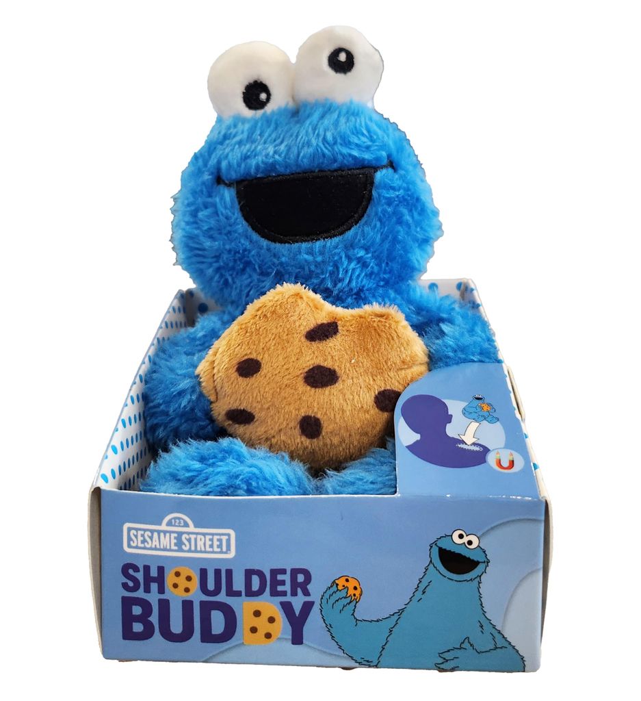 Shoulder Buddy Krümelmonster w/Cookie, 15 cm Produktbild 