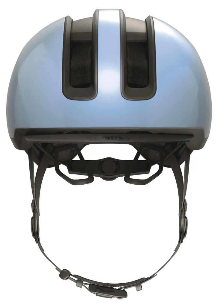 Abus Hud-Y Iced Blue L : Casque Lumineux Magnétique et Confort Premium