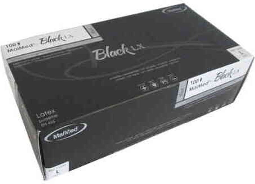 MaiMed Einmalhandschuhe Black Latex Größe L, 100 Stück, Produktbild 7