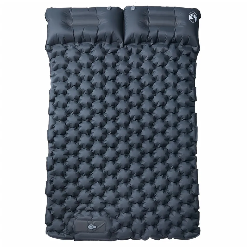 Dormez n'importe où sans pompe avec le Matelas Auto-gonflant vidaXL Gris