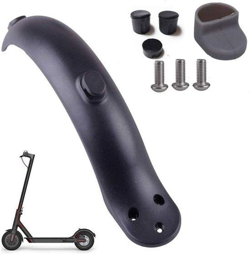 Elektrische Scooter-Achterbord, 1 Stück, Schwarz, für Xiaomi M365
