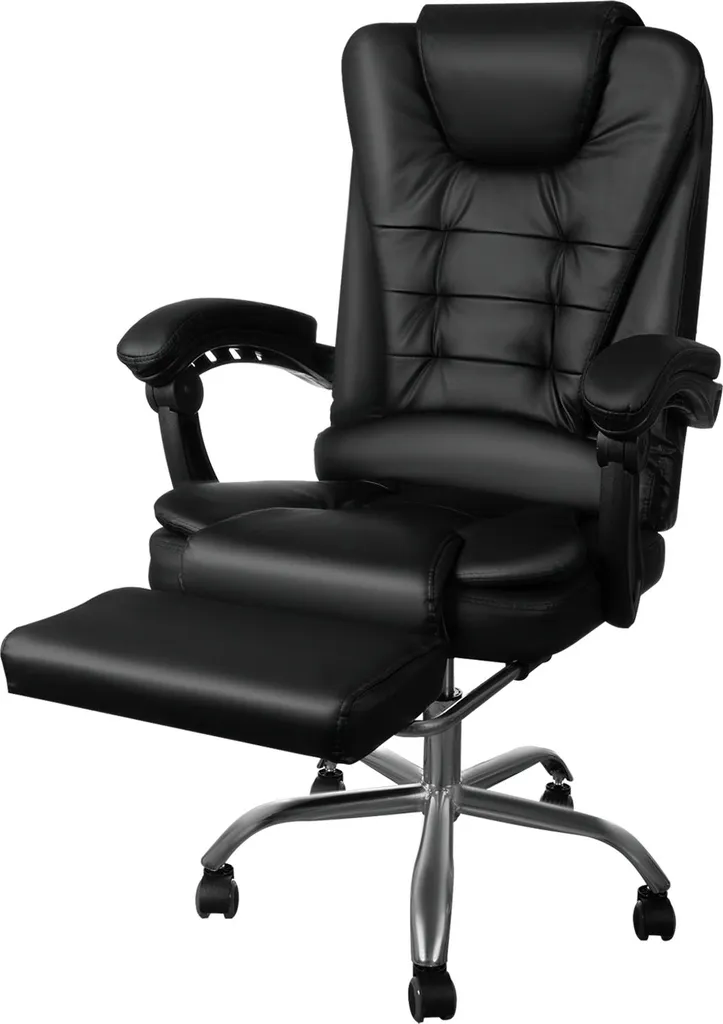 MALATEC 26195: Sedia Ufficio con Poggiapiedi - Comfort Reale Garantito