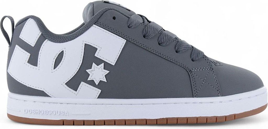 DC SHOES Court Graffik - Herren Sneakers Skate Skater Schuhe Grau DC01661-065 , EU 42
