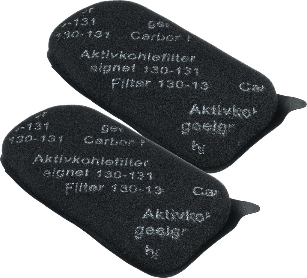 vhbw 2x Aktivkohlefilter kompatibel mit Vorwerk Kobold 131, Produktbild 