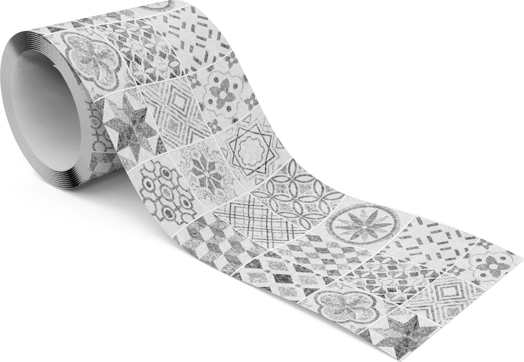 Muralo Selbstklebende Bordüre Tapetenbordüre Marokkanische FLIESEN Ornamente Mosaik