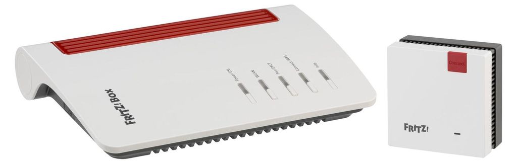Mesh Set 7530 AX + 1200 AX, Czerwony, Biały, Wewnętrzny, Zdjęcie produktu 