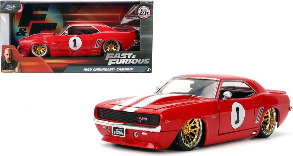 Jada 253203104 - Fast&Furious 1969 Chevrolet Camaro 1:24 Produktbild 