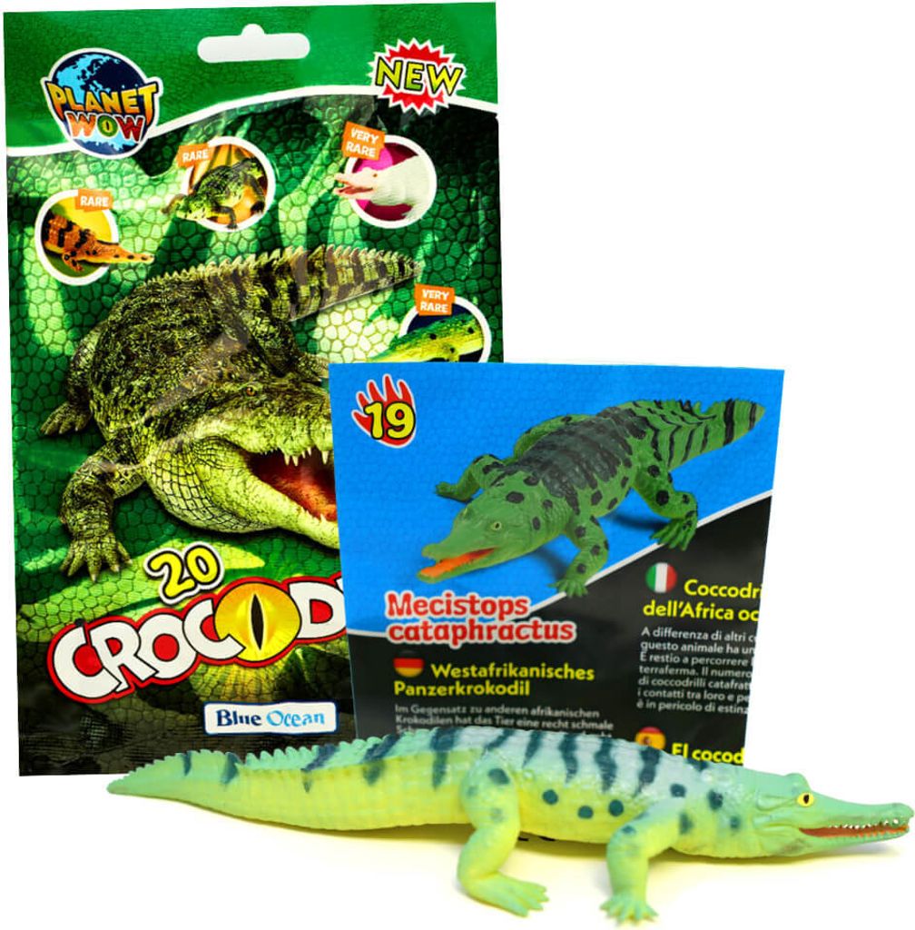 Blue Ocean Crocodiles Sammelfiguren 2025 - Planet Wow - Figur 19. Westafrikanisches Panzerkrokodil