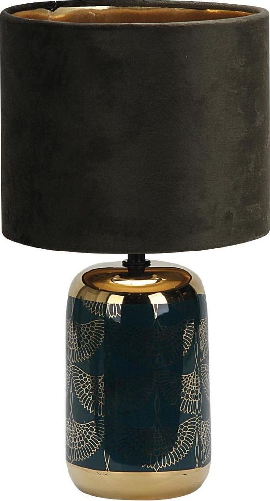 Luxus Europe - Tischlampe Rome Blau - Keramische Produktbild 