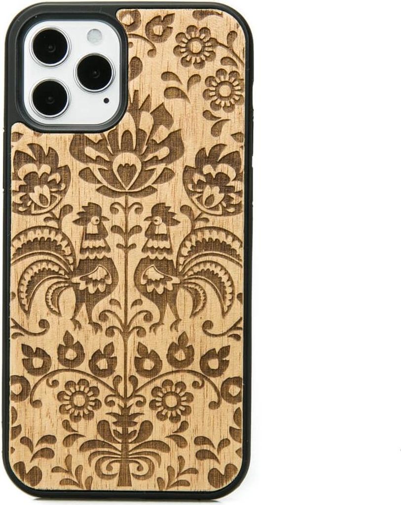 Holzhülle für iPhone 12 / 12 Pro POLISH FOLK ANIEGRE